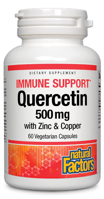 Natural Factors - Quercetin With Copper and Zinc - 60 Veg Capsules
