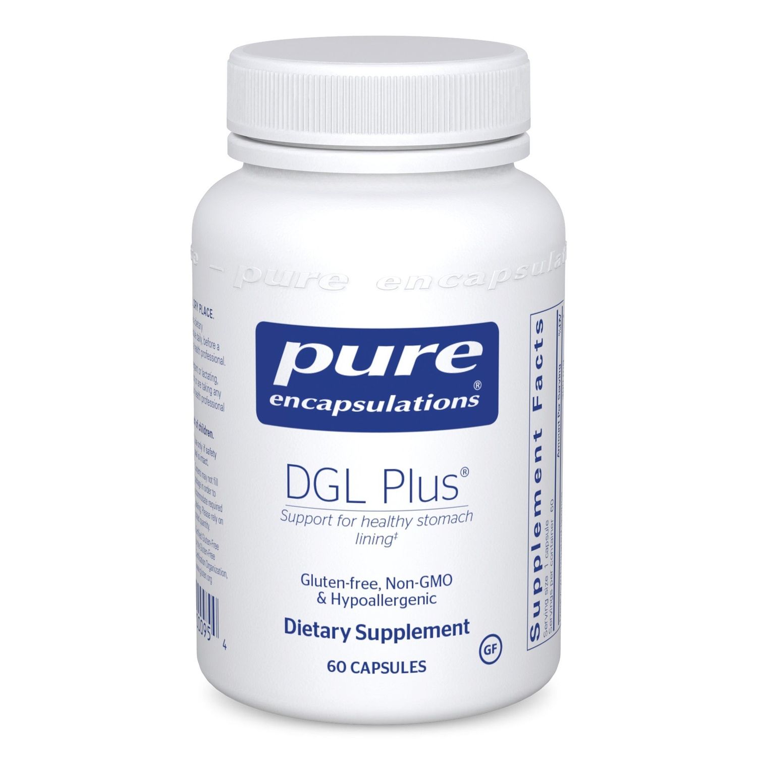 Pure Encapsulations - Dgl Plus - 60 Capsules