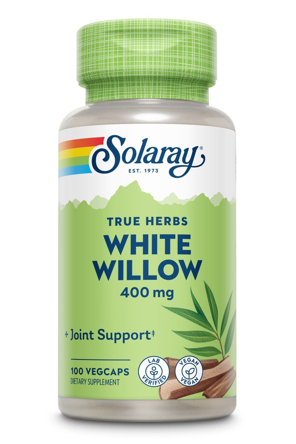 Solaray - Willow Bark - 100 Capsules
