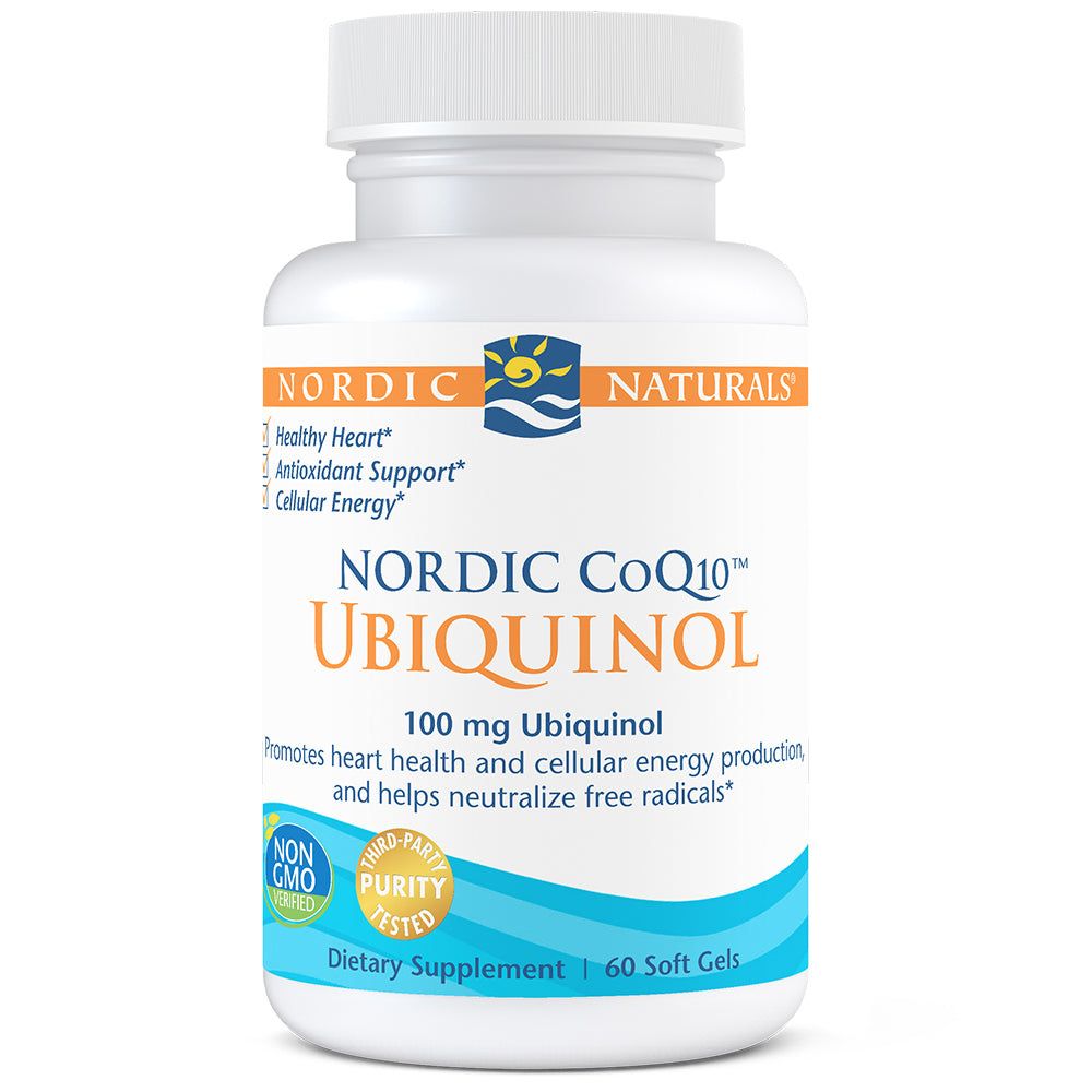 Nordic Naturals - Coq10 Ubiquinol - Unflavored - 60 count