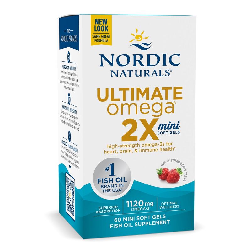 Nordic Naturals - Ultimate Omega 2X Strawberry - 60 count