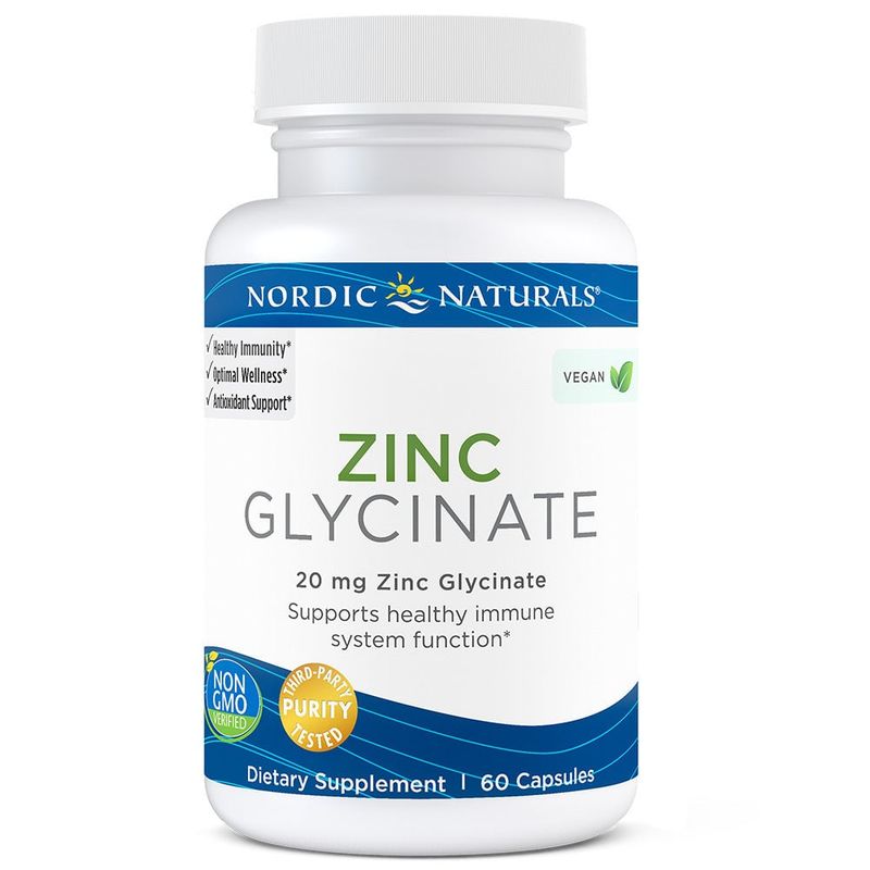 Nordic Naturals - Zinc Glycinate - 60 Capsules