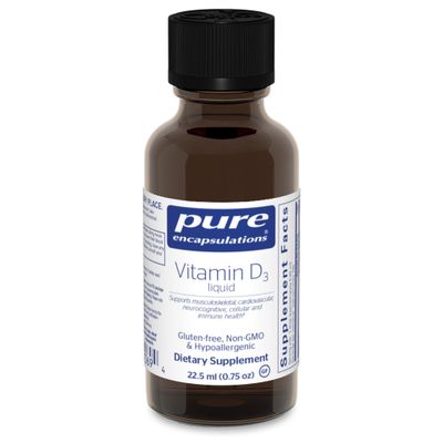 Pure Encapsulations - D3 Liquid 1000 IU Per Drop - 22.5 mL