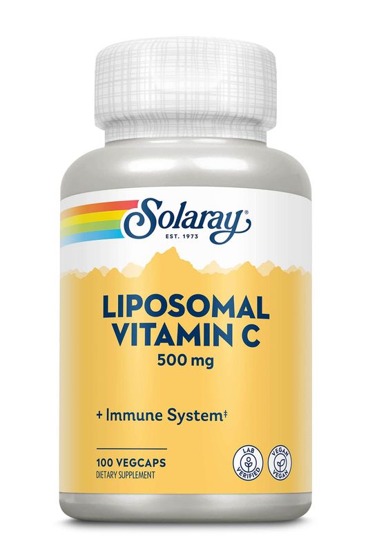 Solaray - Liposomal Vitamin C 400 mg - 100 Veg Capsules