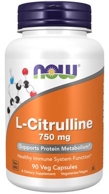 Now - Citrulline 750mg - 90 Capsules