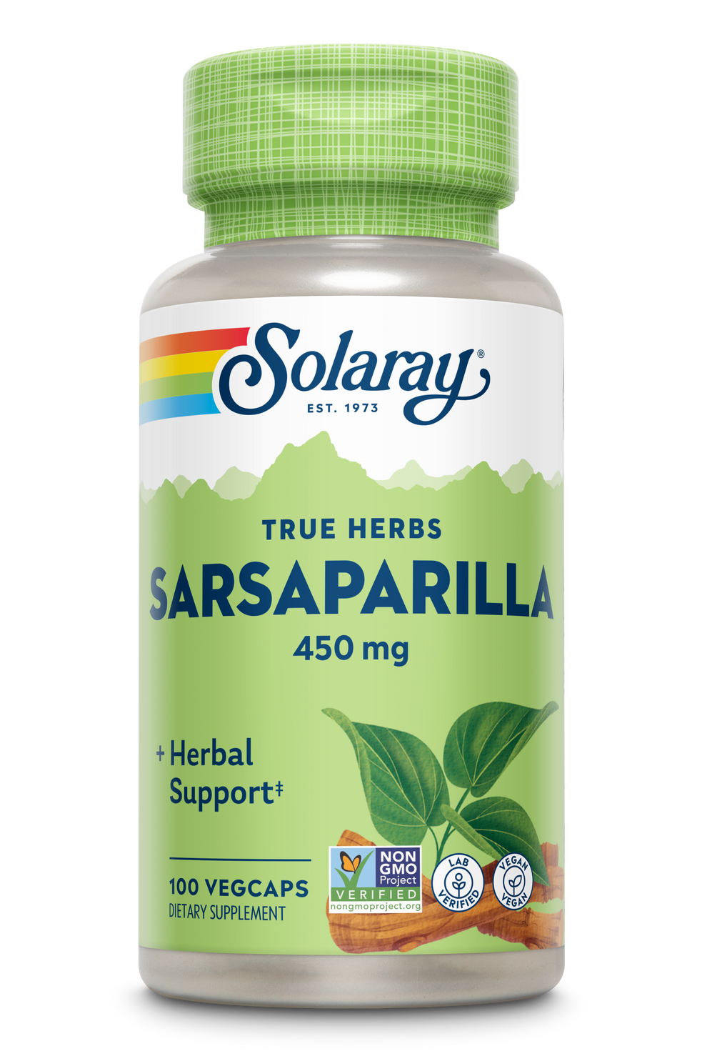 Solaray - Sarsaparilla Root - 100 Capsules