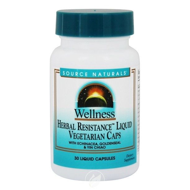 Source Naturals - Wellness Herbal Resistance - 30 Liquid Capsules