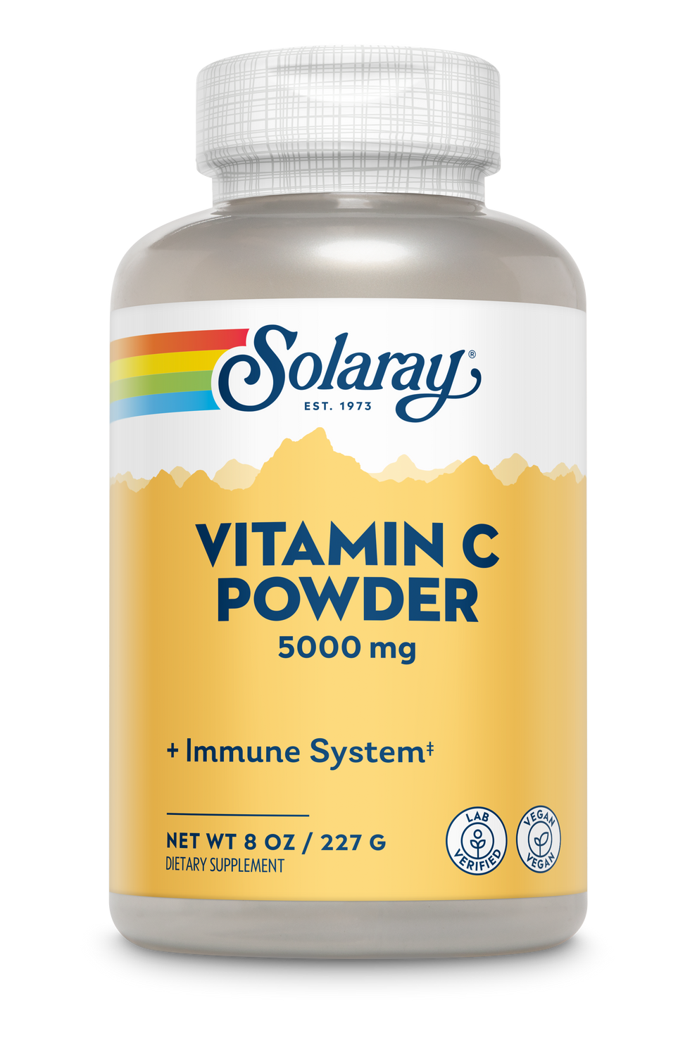 Solaray - Vitamin C Powder 5000 mg - 8 oz