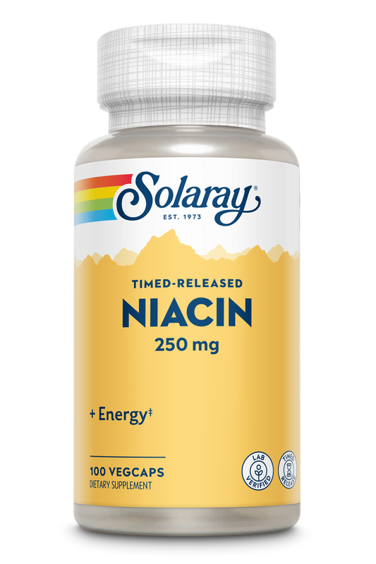 Solaray - Niacin - 100 Capsules