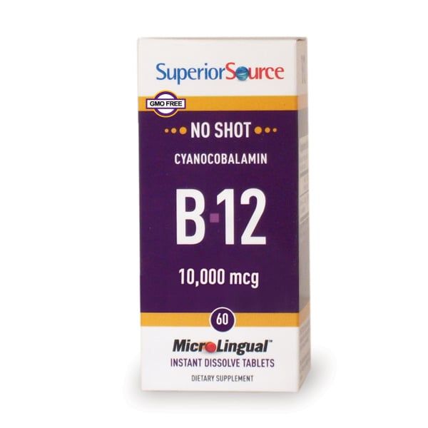 Superior Source - Methyl B12 10,000 mcg - 30 Tablets
