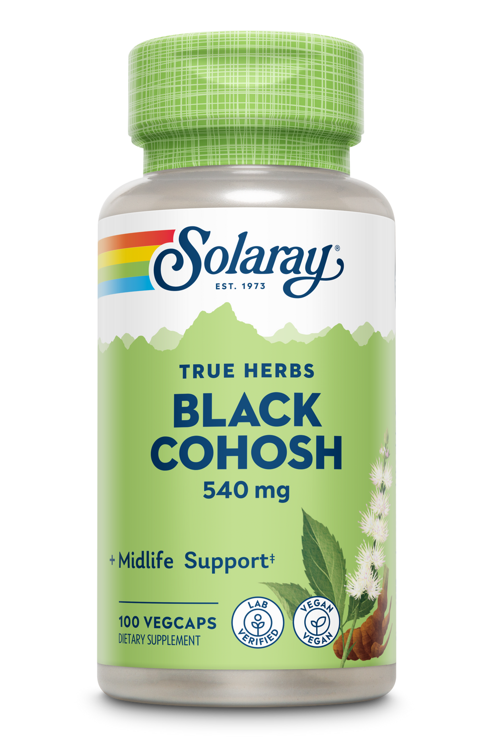Solaray - Black Cohosh - 100 Capsules