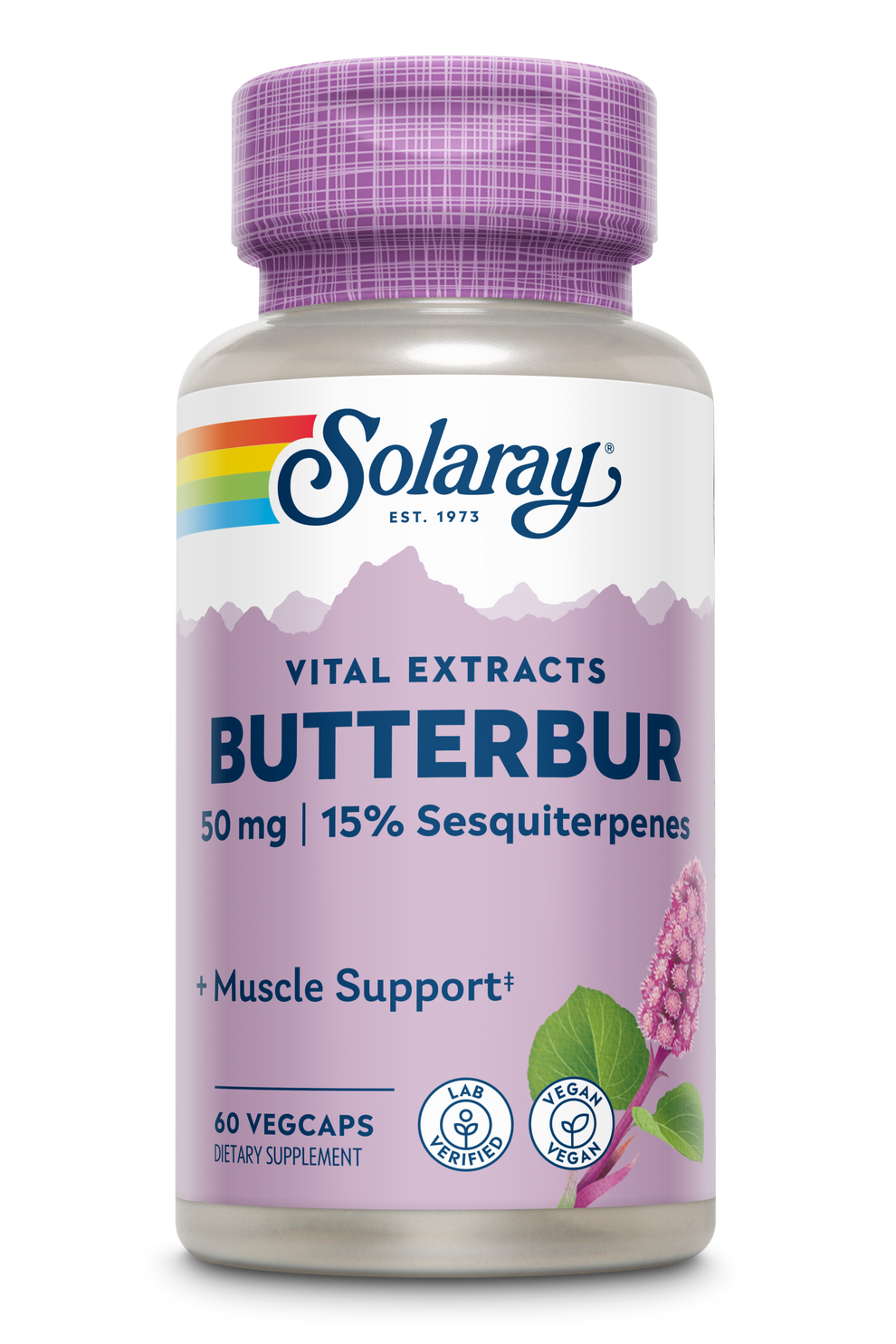 Solaray - Butterbur Root Extract 50 mg - 60 count