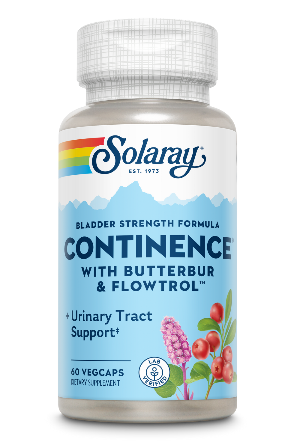 Solaray - Continence W/ Flowtrol - 60 Capsules