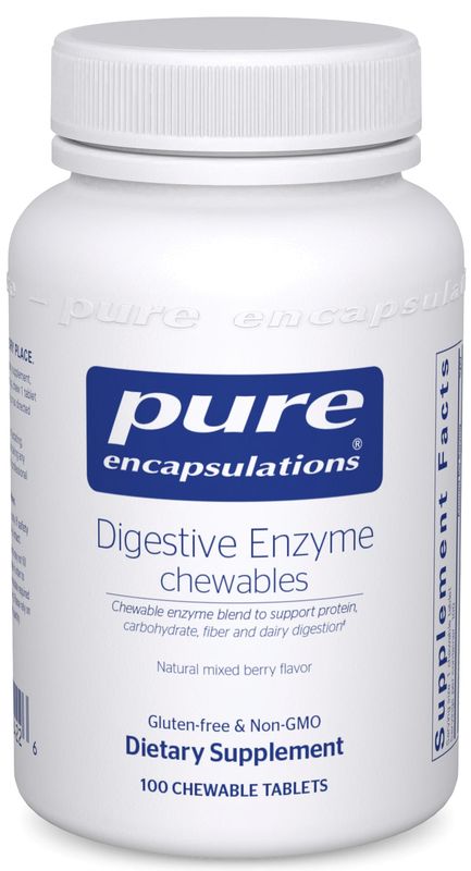 Pure Encapsulations - Digestive Enzymes - 100 Chewables