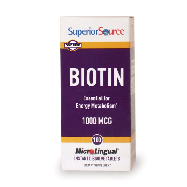 Superior Source - Biotin 1,000 mcg - 100 Tablets