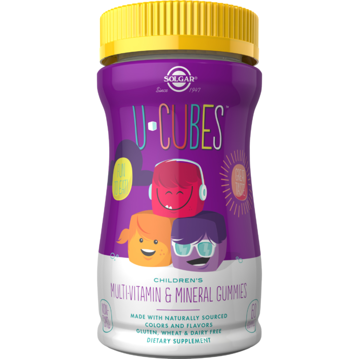 Solgar - U-Cubes Children's Multi-Vitamin &amp; Mineral Gummies - 60 Chewables