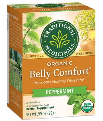 Traditional Medicinals - Belly Comfort Peppermint - Caffeine Free - 16 Bags Traditional Medicinals - Belly Comfort Peppermint - Caffeine Free - 16 Bags