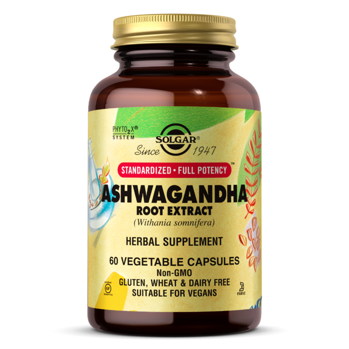 Solgar - Ashwagandha Root Extract - 60 Veg Capsules