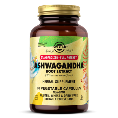 Solgar - Ashwagandha Root Extract - 60 Veg Capsules