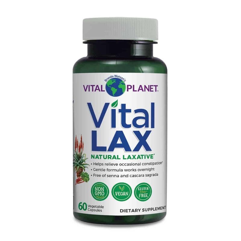 Vital Planet - Vital Lax Natural Laxative - 60 Veg Capsules