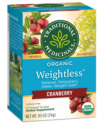 Traditional Medicinals - Organic Weightless Cranberry Herbal Tea - 16 Bags
