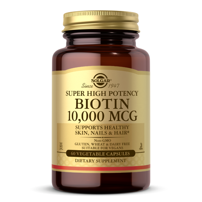 Solgar - Biotin 10000 mcg - 60 Veg Capsules