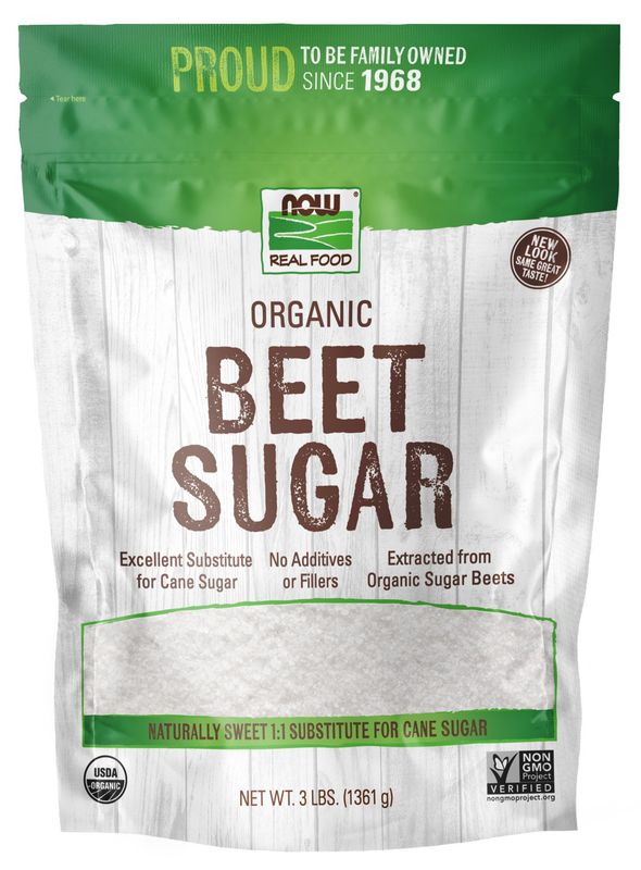 Now - Organic Beet Sugar - 3 lb