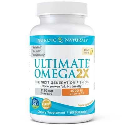 Nordic Naturals - Ultimate Omega 2X w/ D3 Lemon - 60 count