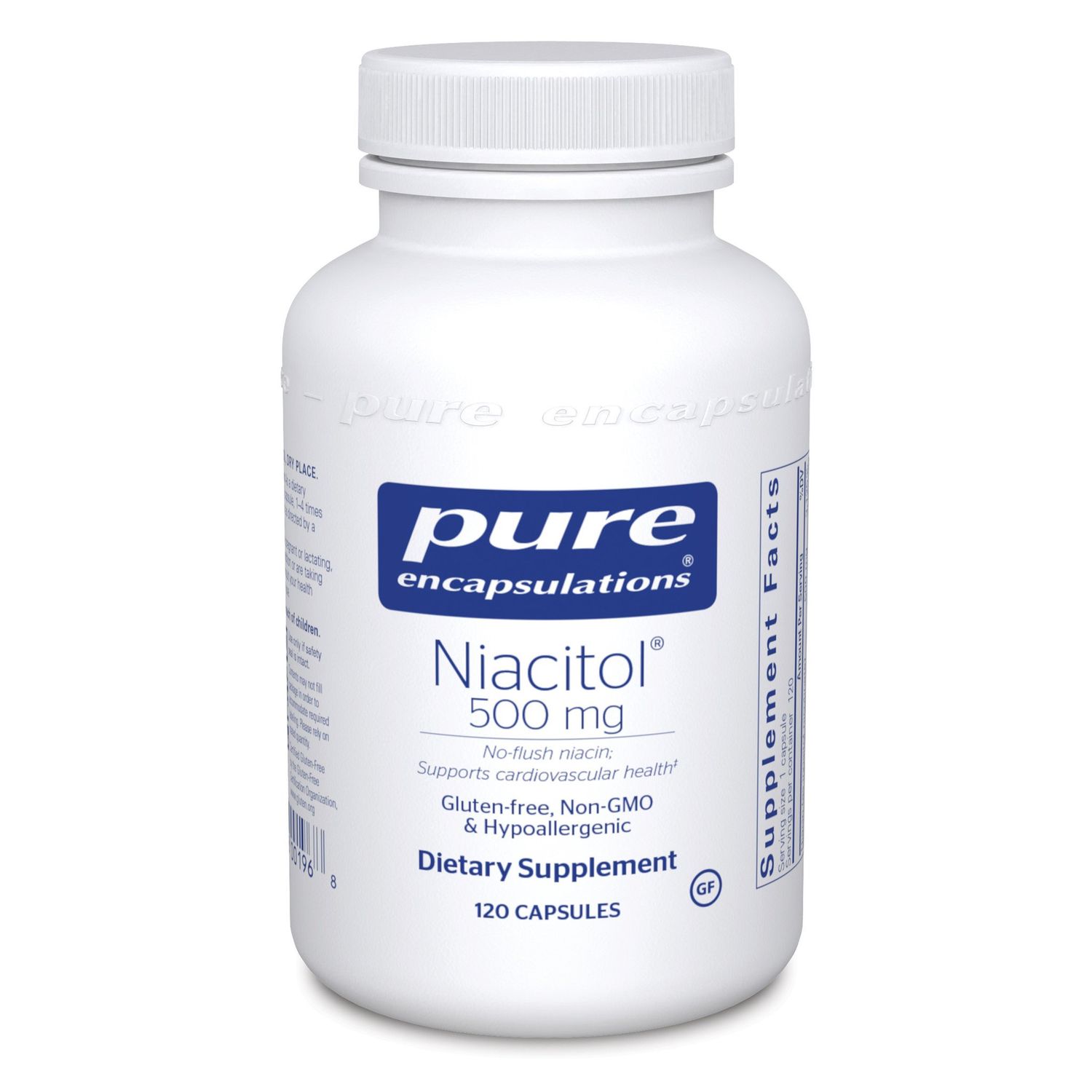 Pure Encapsulations - Niacitol 500 mg - 120 Capsules