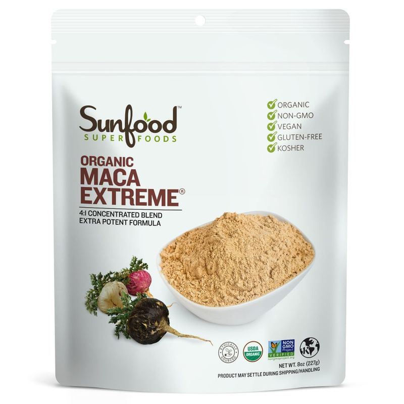 Sunfood - Raw Organic Maca Extreme - 8 oz