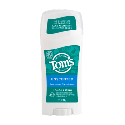 Toms Of Maine - Deod Stick Unscented - 2.25 oz