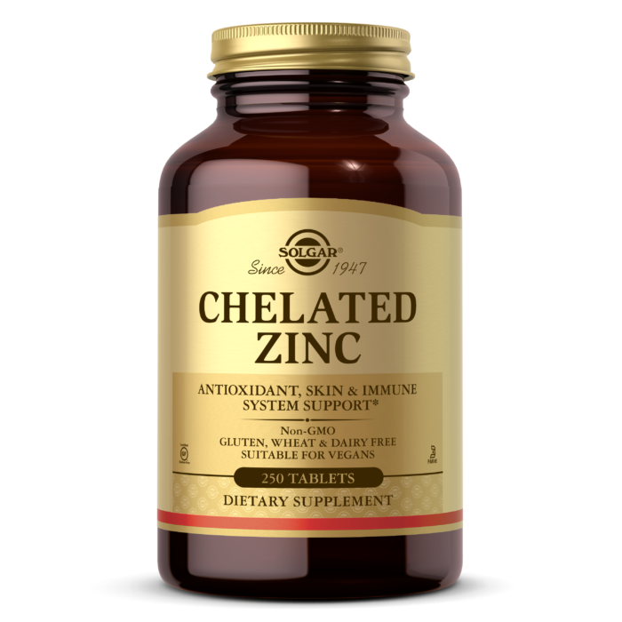 Solgar - Chelated Zinc - 250 Tablets
