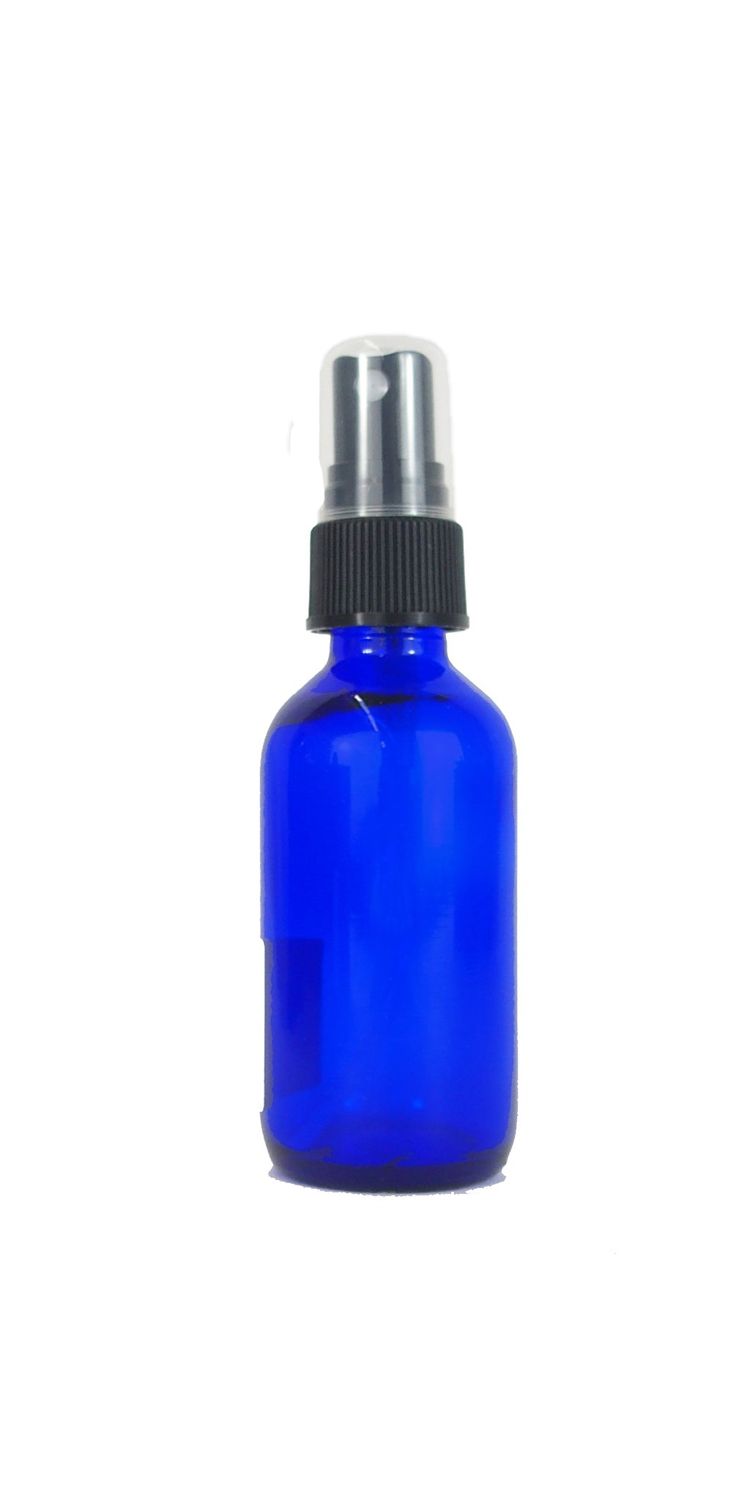 Wyndmere - 2 oz Cobalt Blue Glass Bottle With Mist Sprayer - 2 oz