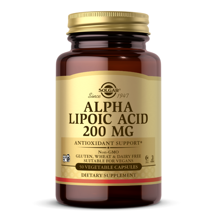 Solgar - Alpha Lipoic Acid 200 mg - 50 Veg Capsules