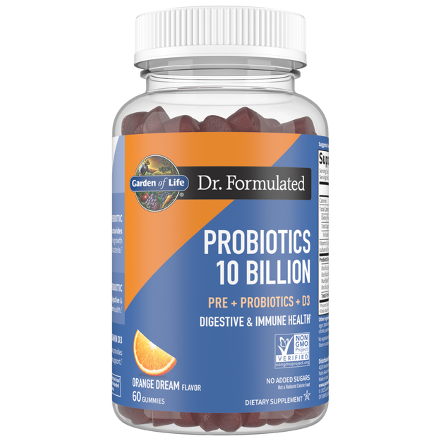 Garden of Life - Dr. Formulated Probiotics 10 Billion Orange Dream - 60 Gummies