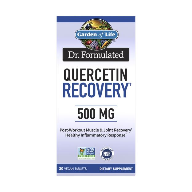 Garden of Life - Dr. Formulated Quercetin Recovery 500mg - 30  Vegan Tablets