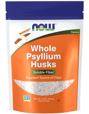Now - Psyllium Husks Whole - 1 lb