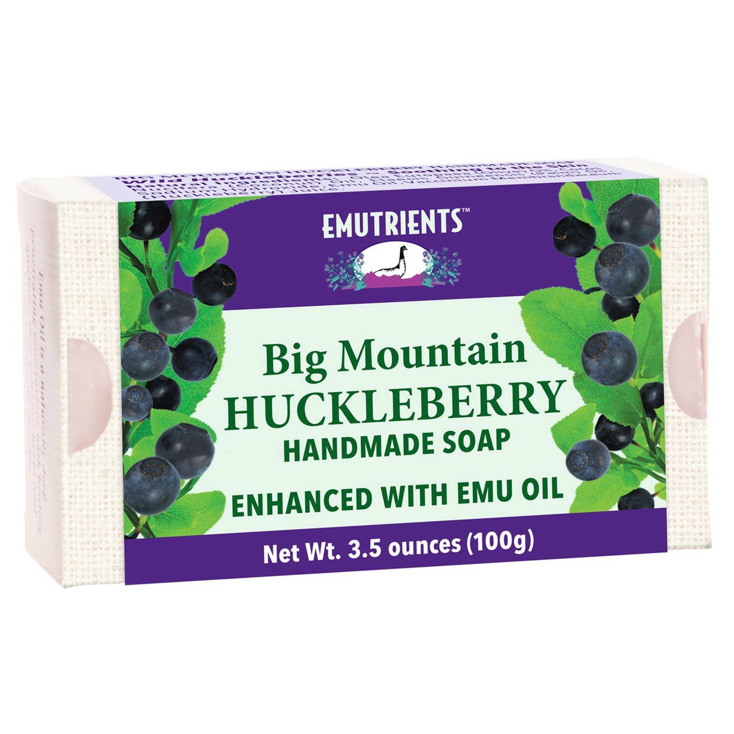 Montana Emu - Soap Huckleberry - 3.5 oz Bar