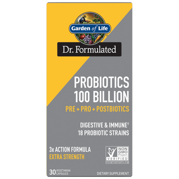 Garden of Life - Dr. Formulated Probiotics 100 Billion - 30 Veg Capsules