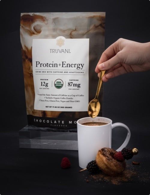 Truvani - Protein + Energy Powder - 15.87 oz