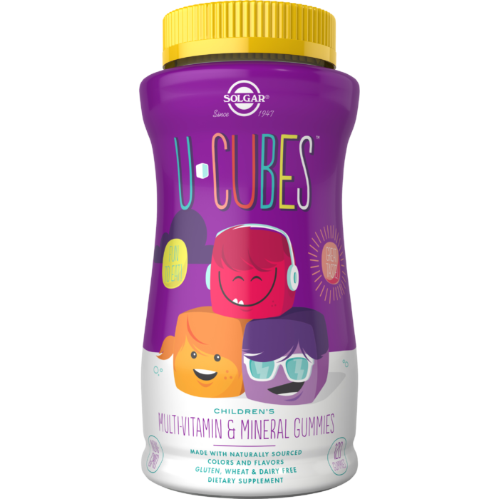 Solgar - U-Cubes Children's Multi-Vitamin &amp; Mineral Gummies - 120 Count