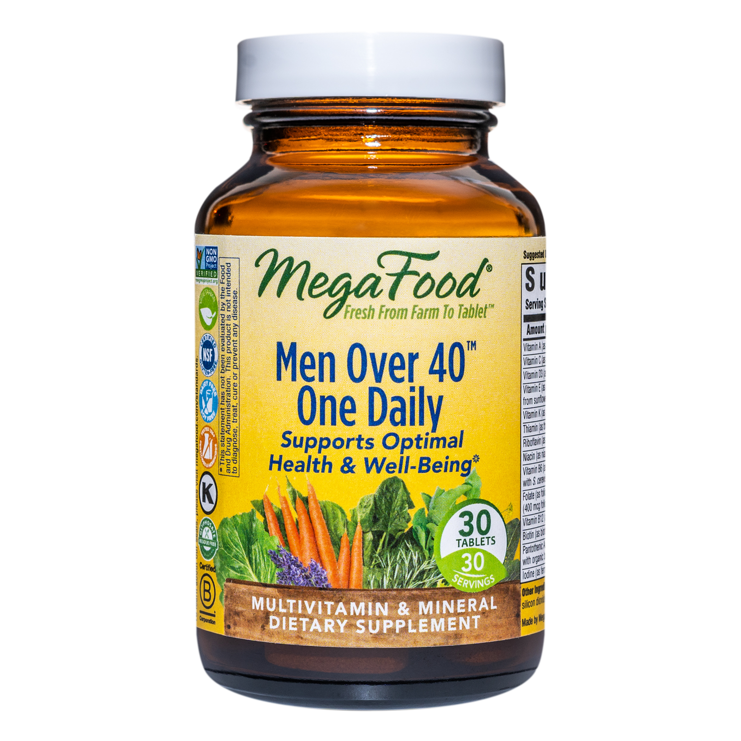 Megafood - Men Over 40 One Daily - 30 Tablets