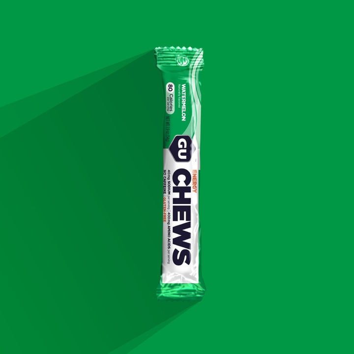 Gu - Box of Watermelon Energy Chews - 18 Sleeves