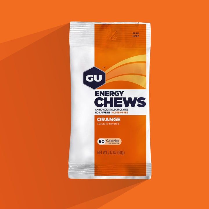 Gu - Box of Orange Energy Chews - 12 Packs