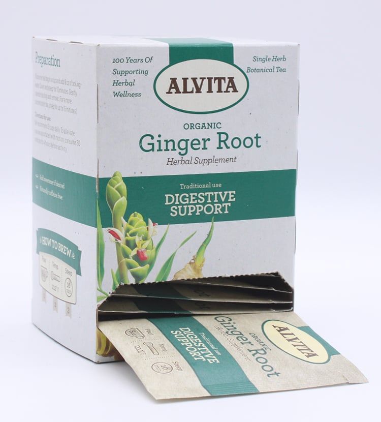 Alvita Teas - Organic Ginger Root - 16 Bags