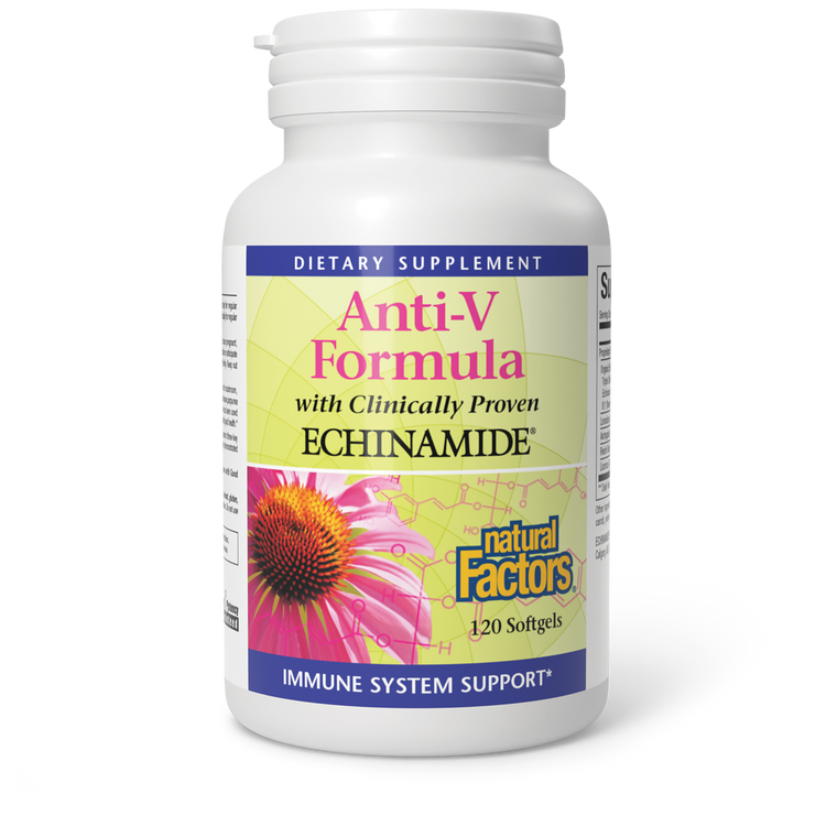 Natural Factors - Anti-V Formula - 120 Softgels