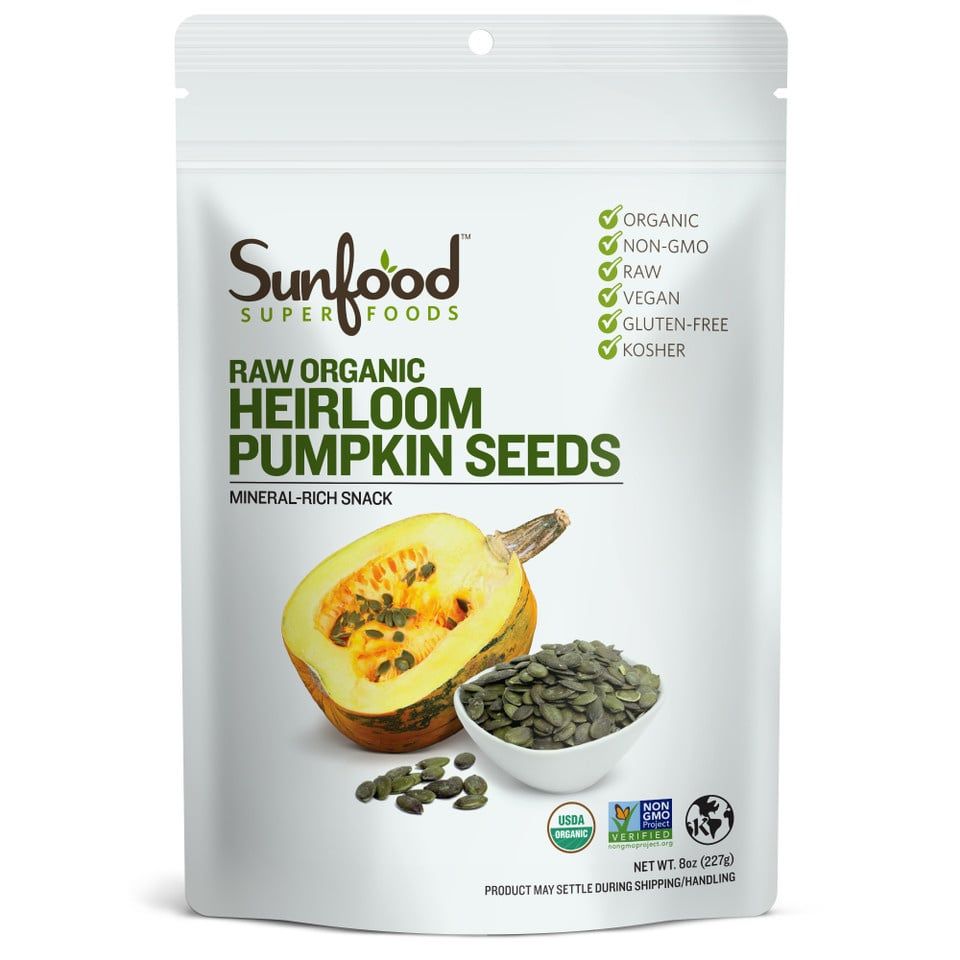 Sunfood - Pumpkin Seeds Heirloom - 8 oz