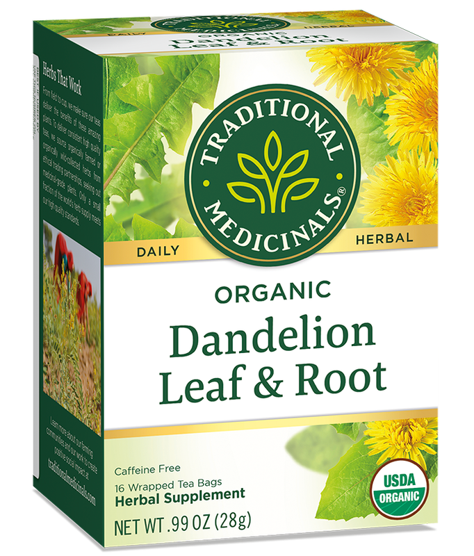 Traditional Medicinals - Tea Dandelion Leaf&amp;Root O - 16 Bags