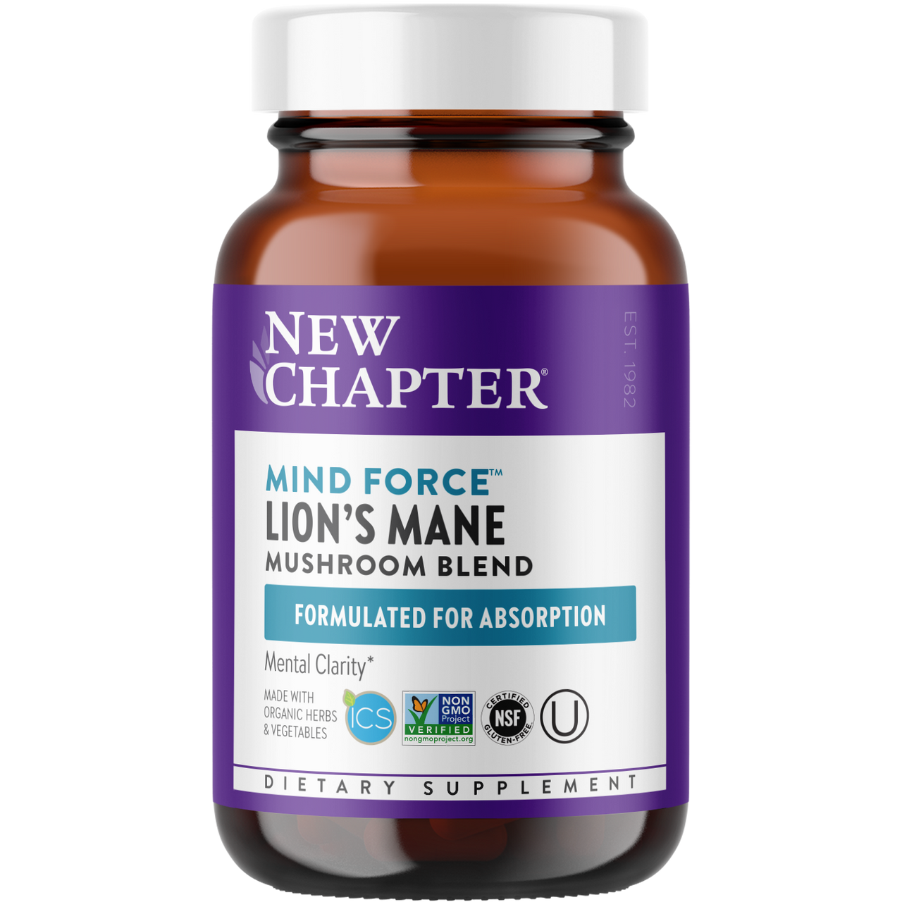 New Chapter - Lion's Mane - 60 Vegan Capsules