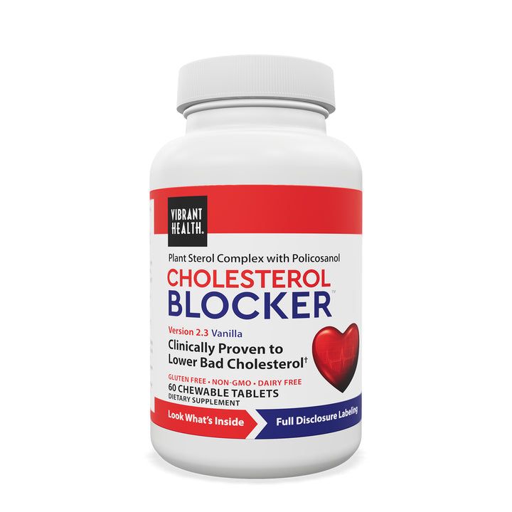 Vibrant Health - Cholesterol Blocker - 60 Chewable Tablets